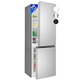 Bomann® Kühlschrank mit Gefrierfach 143cm hoch | Kühl Gefrierkombination 175L mit 3 Ablagen & 3...